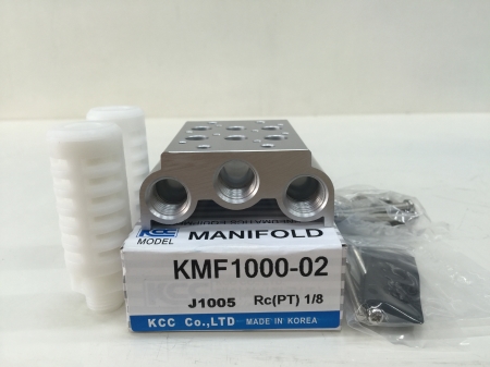 공압 SOLENOID VALVE (KCC) 밸브용 매니폴드 블록