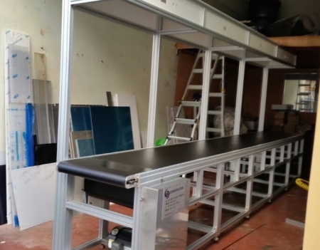 컨베이어제작, 알루미늄프로파일시스템 설계제작, 코리아에프에이(FA), 자동화시스템 설계제작