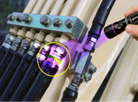 누유탐지용램프