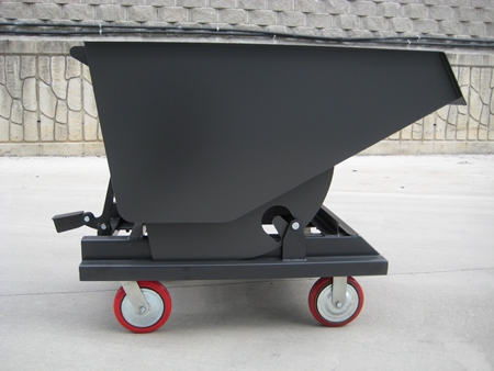 칩버켓 칩통 제조전문기업 진테크, 기계가공 부산물칩 하역용 버켓