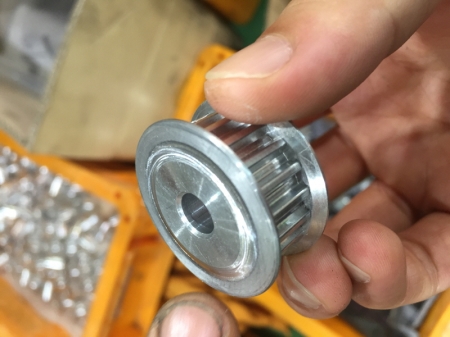 풀리 기어 가공품