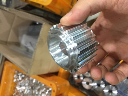 풀리 기어 가공품