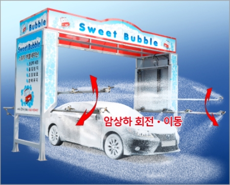 거품 세차기 (암 상하 왕복식)
