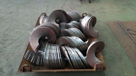 시멘트몰탈 이송용 스크류