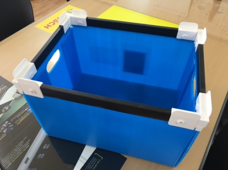 조립식 단프라박스, 용이한 조립성, 접이식, 펼쳤을때 보관적재편리, 실용신안, 에이원테크팩