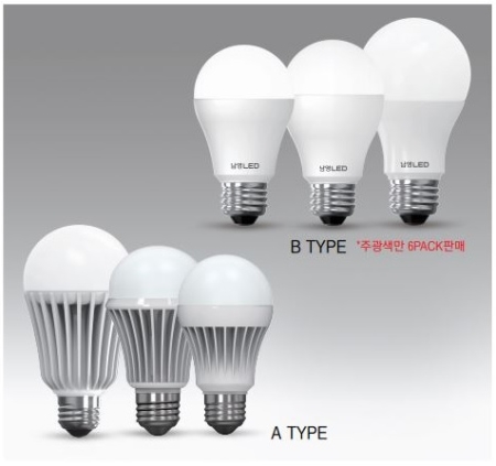 LED전구 벌브, LED조명, 남영LED, 신원ETC