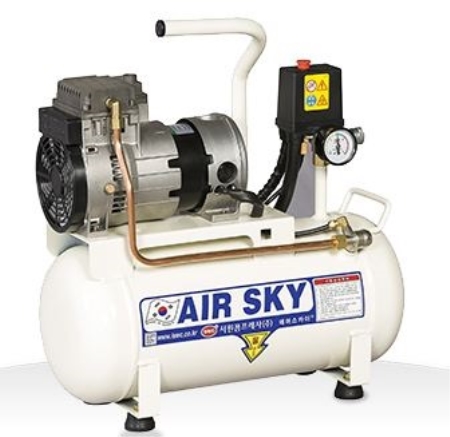 SD1-15-1 (DC12/DC24) 에어스카이 콤프레샤, 오일레스DC-렉카차량, 건설중장비용, 한신