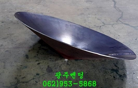 ST/HR/2T 콘벤딩,  상직경:10, 하직경:400,  높이:100, 철판벤딩, 광주벤딩