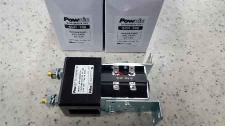 우리산전/pownix/SCR200D24SS1/DC CONTACTOR/직류전자접촉기/DC마그네트​/DC컨텍터릴레이