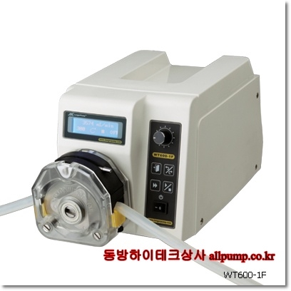 WT600-1F 분주형 튜브연동식 정밀 정량펌프[WT600-1F Dispensing Peristaltic Tubing Pump]