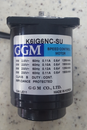 K6IG6NC-SU/GGM/스피드컨트롤모터/속도조절모터/회전조절모터/AC모터/지지엠