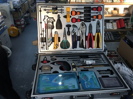 캐리어타입 공구함 알루미늄케이스