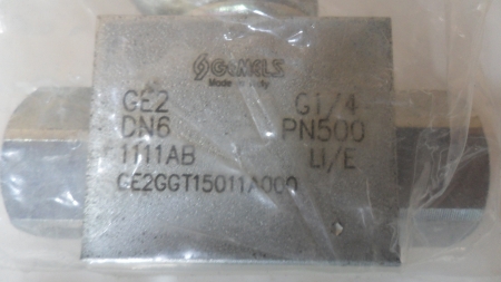 2-WAY BALL VALVE  ( GEMELS )