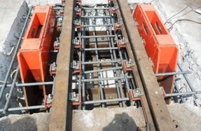 rail 설치, 스톱앙카 설치