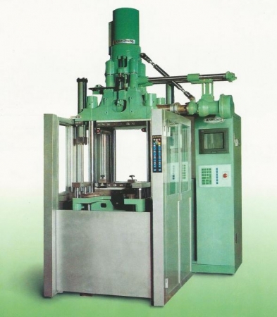 수직형 고무사출기