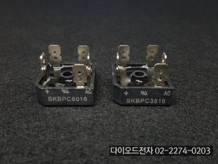 [판매중] SKBPC5016 (50A 1600V , 3상 브릿지 다이오드) / 3상 브릿지 다이오드 / DIOED ELECTRIC / DIODE