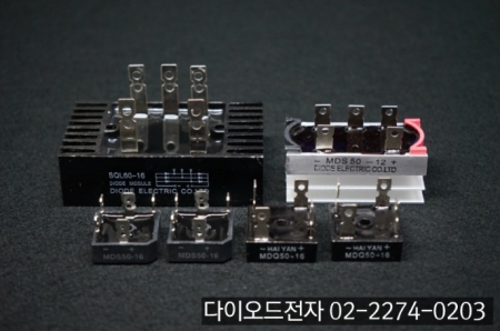 [판매중] SQL60-16 방열판 일체형 (60A 1600V , 3상 브릿지 다이오드) / 3상 브릿지 다이오드/DIOED ELECTRIC/ DIODE
