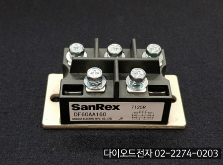 [판매중] DF60AA160 / DF60AA120 ( 60A 1600V/1200V , 3상 브릿지 다이오드 ) / SANREX / 3상 브릿지 다이오드 / DIODE