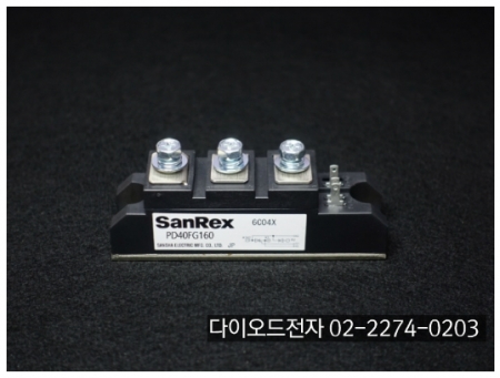 [판매중] PD40FG160 / PD40FG120 / PD40F-160 / PD40F-120 SANREX SCR MODULE