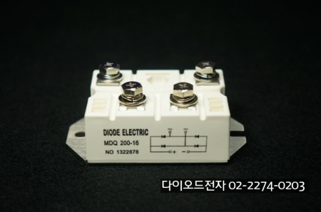 [판매중] MDQ200-16 (200A 1600V , 단상 브릿지 다이오드) / DIODE ELECTRIC / DIODE2