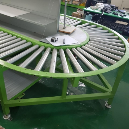 무동력 커브 콘베아