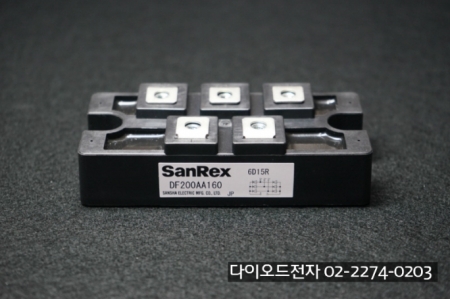 [판매중] DF200AA160 / DF200AA120 ( 200A 1600V/1200V , 3상 브릿지 다이오드 ) / SANREX / 3상 브릿지 다이오드 / DIODE