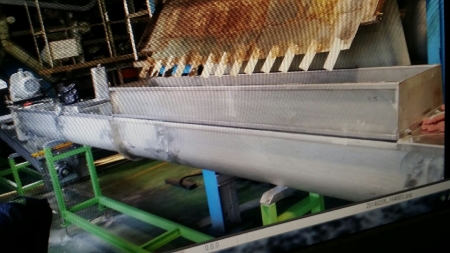 슬러지 이송 스크류 콘베어