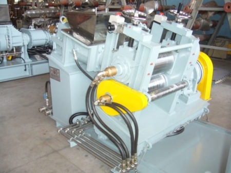 부틸고무시트생산용 트윈콘피더 & 니더 압출라인