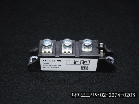 [판매중] MCC95-16IO1B / MCC95-16I01B / (95A 1600V , SCR MODULE) / SCR / IXYS