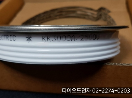 [판매중] KK3000A2500V / 고속 디스크타입 SCR / THYRISTOR / DISK SCR / SCR / KK3000-25 / KK3000A-25 / DIODE ELEC