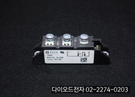 [판매중] MCD56-16IO8B , 60A 1600V DIODE + SCR모듈 / SCR MODULE / SCR / DIODE / IXYS
