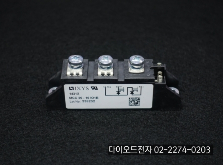 [판매중] MCC26-16IO1B / MCC26-16I01B / (26A 1600V , SCR MODULE) / SCR / IXYS
