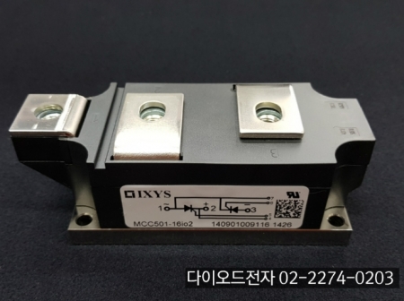 [판매중] MCC501-16io1B / MCC501-16i01B / (501A 1600V , SCR MODULE) / SCR / IXYS