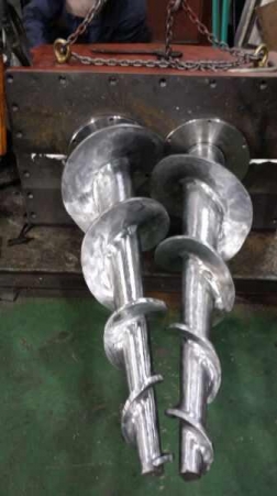 코니칼트윈 스크류 피다 압출기