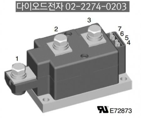 [판매중] MCD312-16IO1 , 320A 1600V DIODE + SCR모듈 / SCR MODULE / SCR / DIODE / IXYS