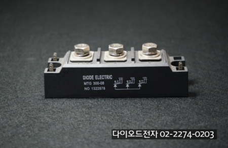 [판매중] MTG300-08 (300A 800V , 128mm) / DIODE ELECTRIC / 3x SCR 모듈 / MODULE / SCR