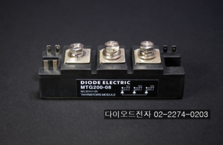 [판매중] MTG200-08 小 (200A 800V , 108mm) / DIODE ELECTRIC / 3x SCR 모듈 / MODULE / SCR