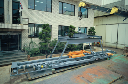 HYDRAULIC TUBE BUNDLE EXTRACTOR - 번들 장입 & 취출