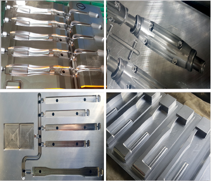 금형부품가공 사출금형 코어가공, 전극추출, 슬라이드코어 및 코어핀가공