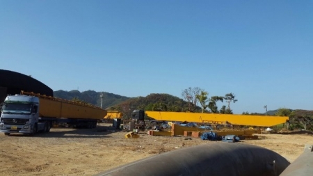 DOUBLE CRANE | 천정크레인15+15톤 폭30m