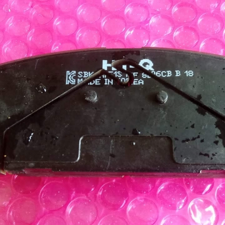 브레이크 패드 가공