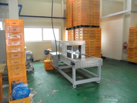 라벨제거 히팅기, 자동차부품박스 라벨제거히팅기