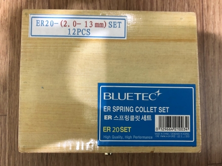 블루텍 ER20 스프링콜릿 세트 12PCS(피스)