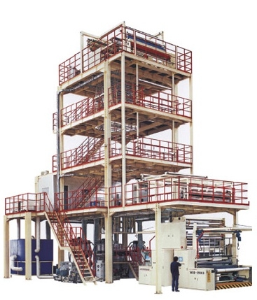 PE삼중필름기계라인