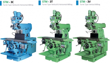터렛타입 STM-3C / 3T / 3V 밀링머신