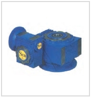 입력 모터 플랜지 부착형 수직형 더블 웜 감속기