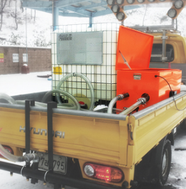 액상제설제 자동살포기