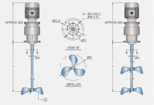 FLANGE AGITATOR - 고정형 교반기 Ⅰ