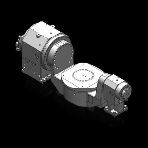 Two axis rotary tilt table