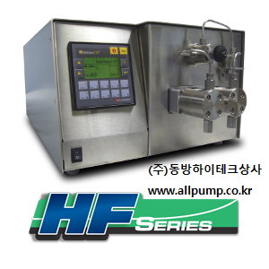 [동방하이테크상사] HF Class 듀얼피스톤 대유량 고압정밀정량펌프